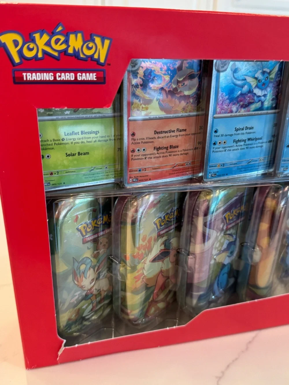 Pokemon TCG:Scarlet & Violet Prismatic Evolutions 8 pk mini tins NIB